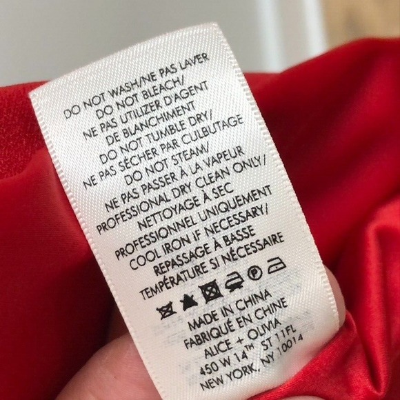 Alice + Olivia Latoya Blazer Mini Dress Perfect Ruby Red Womens 6 Sleeveless - Picture 9 of 15